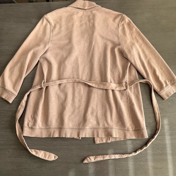 Banana Republic Tan Heritage Wrap Top S Beige Brown - Picture 3 of 13